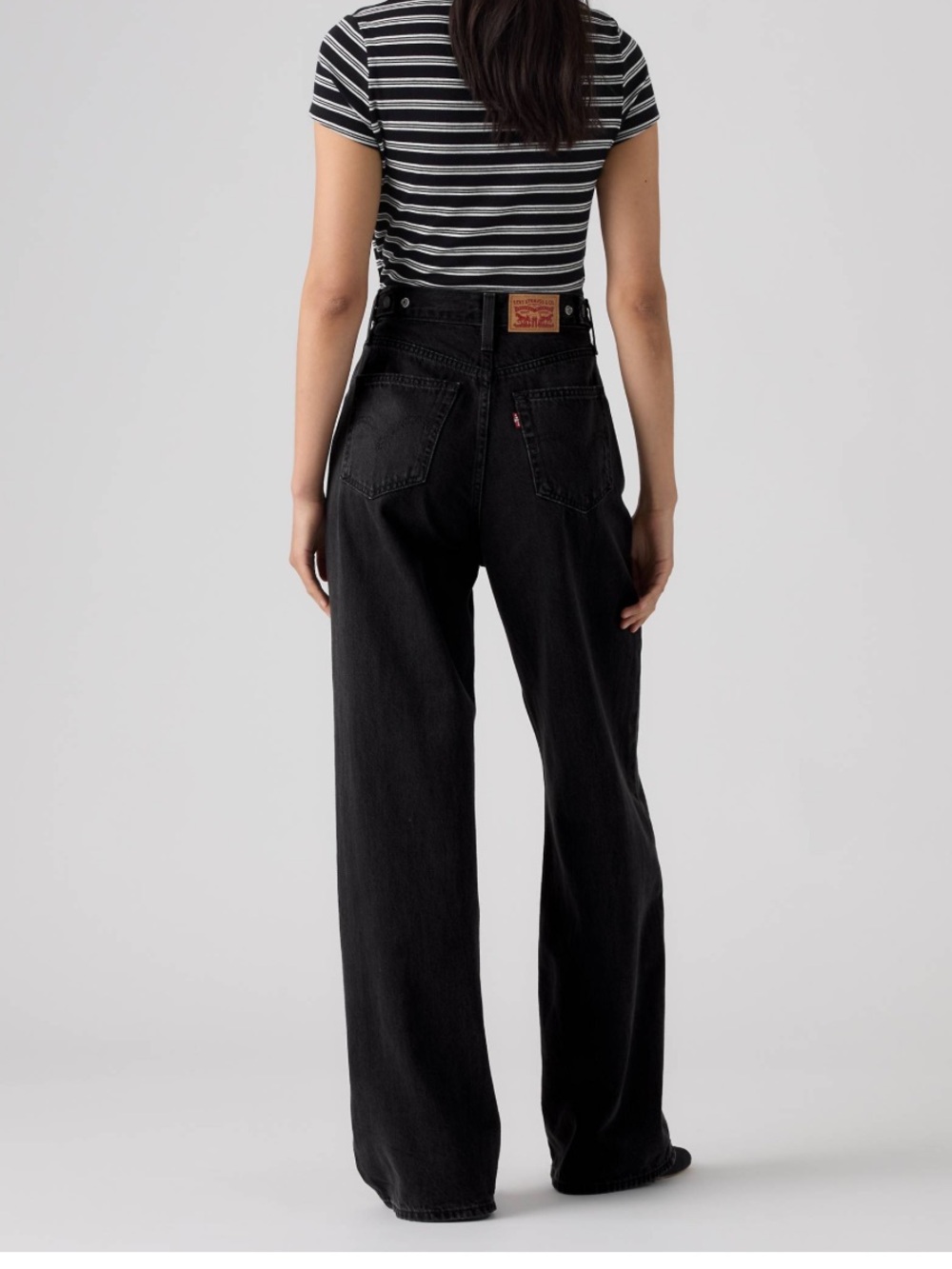 LEVI'S cinch Baggy Jeans Black 32 Casual Loose Relaxed Grunge